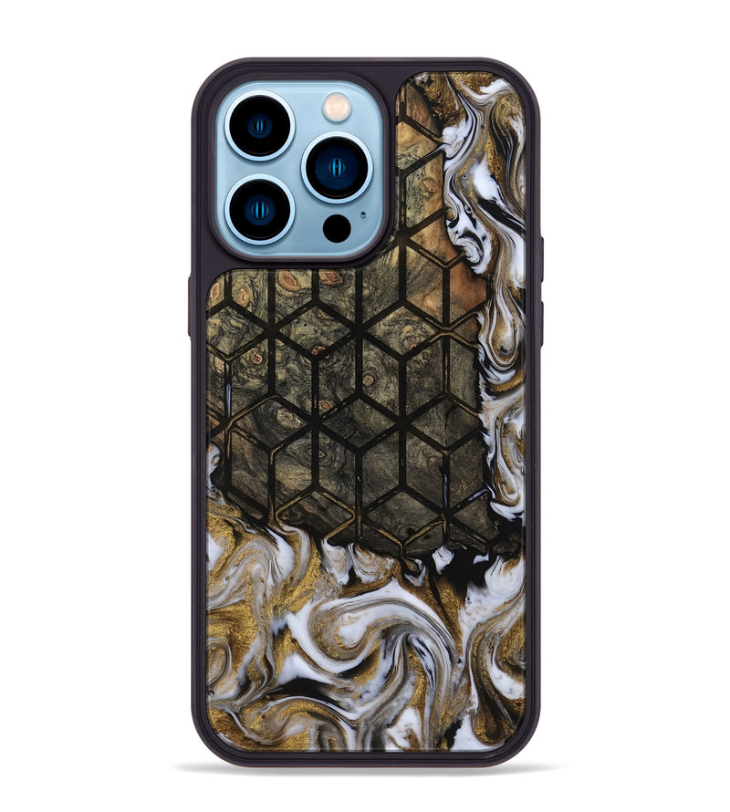 iPhone 14 Pro Max Wood Phone Case - Deonte (Pattern, 811690)