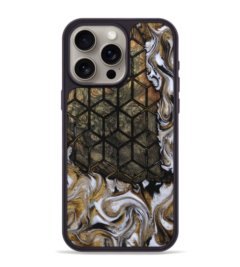 iPhone 15 Pro Max Wood Phone Case - Deonte (Pattern, 811690)