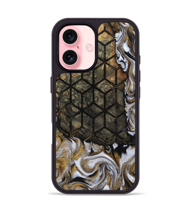 iPhone 16 Wood Phone Case - Deonte (Pattern, 811690)