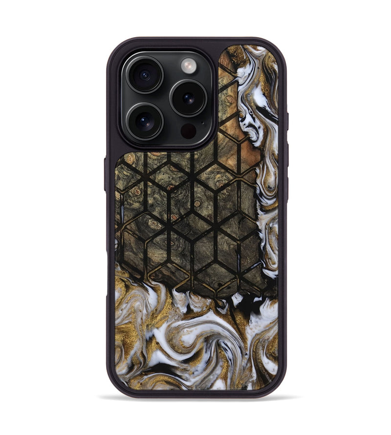 iPhone 16 Pro Wood Phone Case - Deonte (Pattern, 811690)