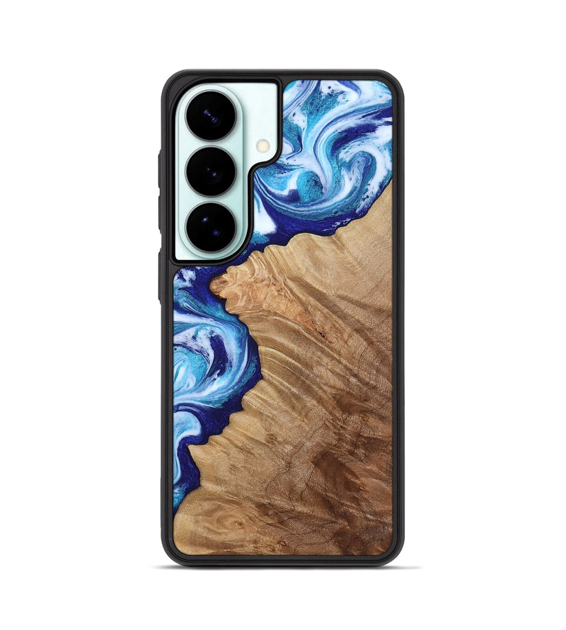 Galaxy S26 Wood Phone Case - Adah (Blue, 811742)
