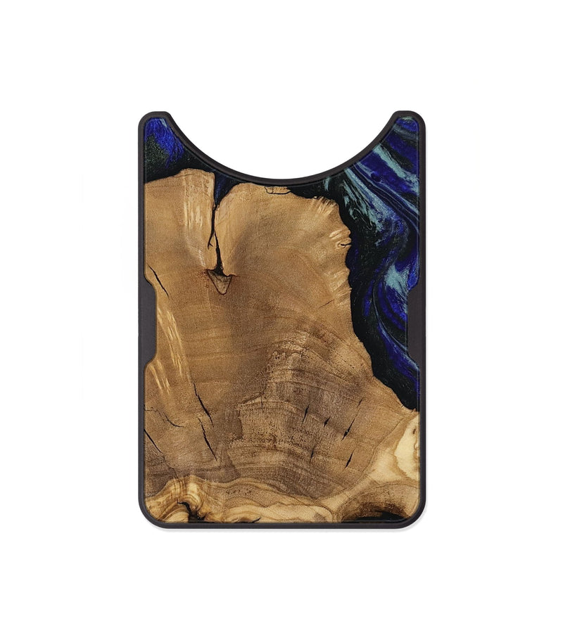 Alloy Wood Wallet - Dayna (Blue, 811745)