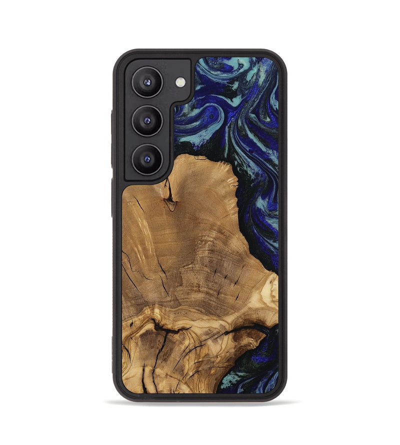 Galaxy S23 Wood Phone Case - Dayna (Blue, 811745)