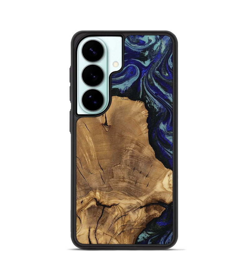 Galaxy S26 Wood Phone Case - Dayna (Blue, 811745)