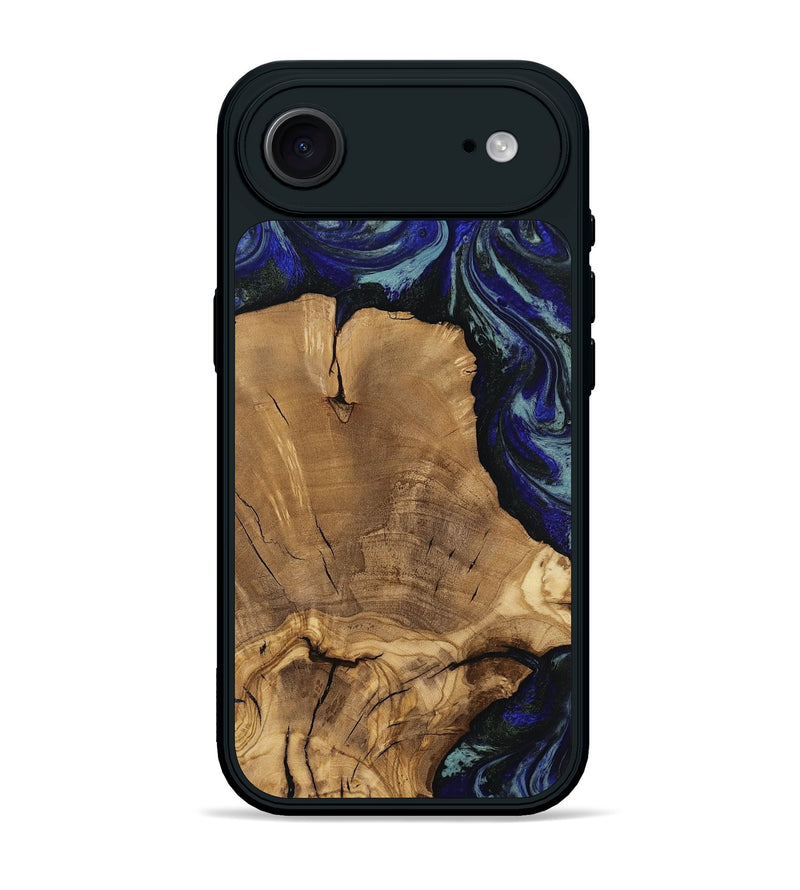 iPhone 17 Air Wood Phone Case - Dayna (Blue, 811745)