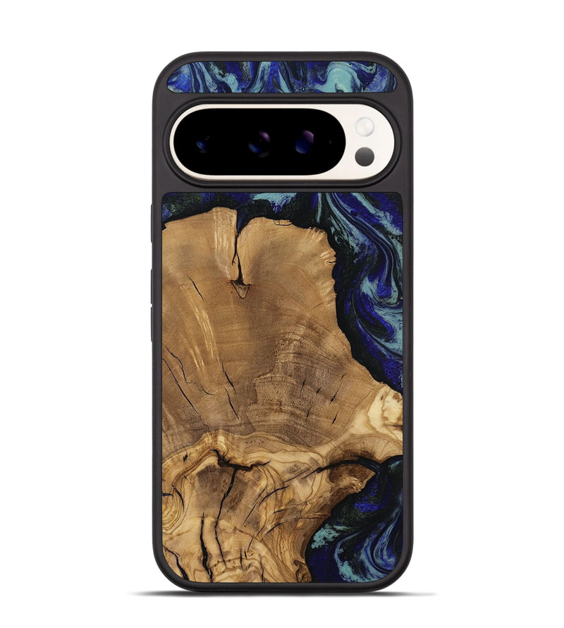 Pixel 9 Wood Phone Case - Dayna (Blue, 811745)