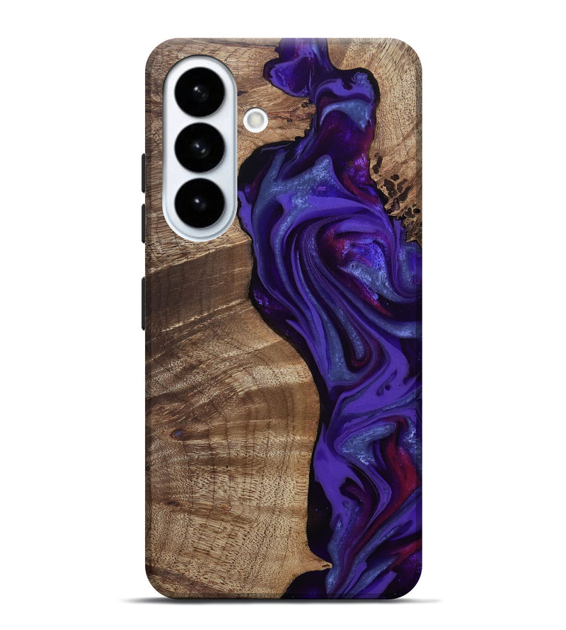 Galaxy S26 Plus Wood Live Edge Phone Case - Aric (Purple, 811801)