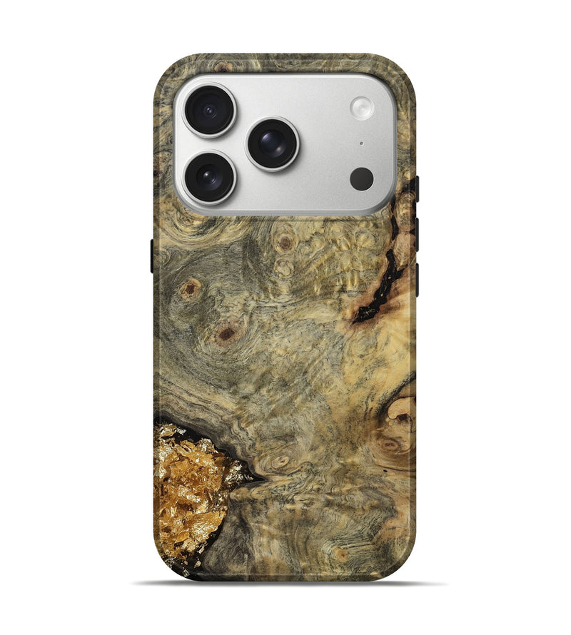 iPhone 17 Pro Wood Live Edge Phone Case - Freyja (Wood Burl, 811802)