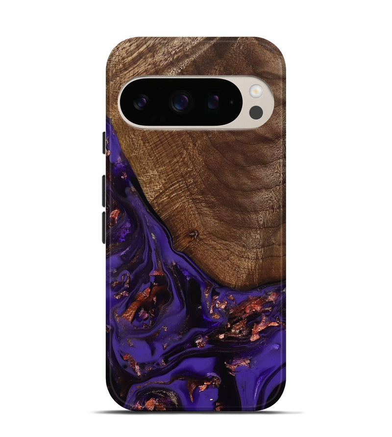 Pixel 10 Wood Live Edge Phone Case - Avah (Purple, 811803)