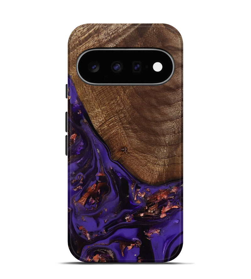 Pixel 11 Wood Live Edge Phone Case - Avah (Purple, 811803)