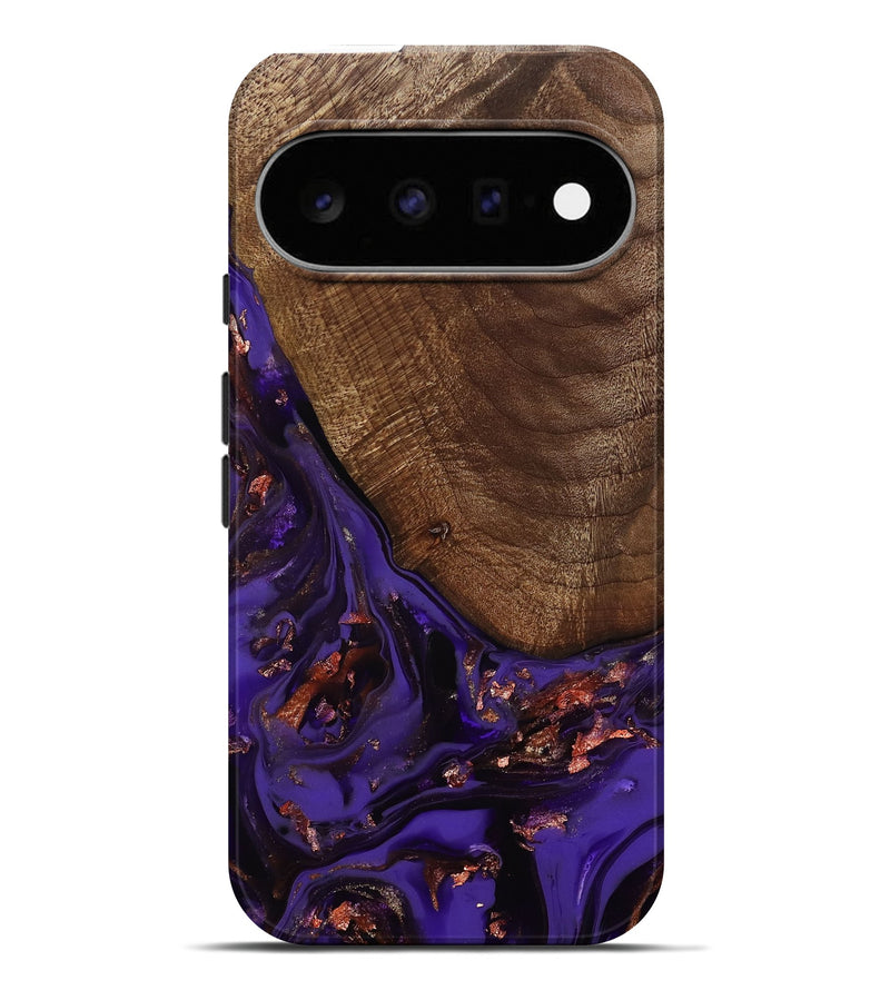 Pixel 11 Pro XL Wood Live Edge Phone Case - Avah (Purple, 811803)