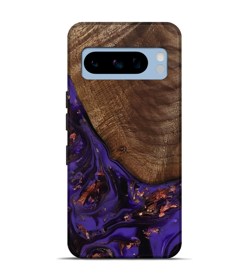 Pixel 8 Pro Wood Live Edge Phone Case - Avah (Purple, 811803)