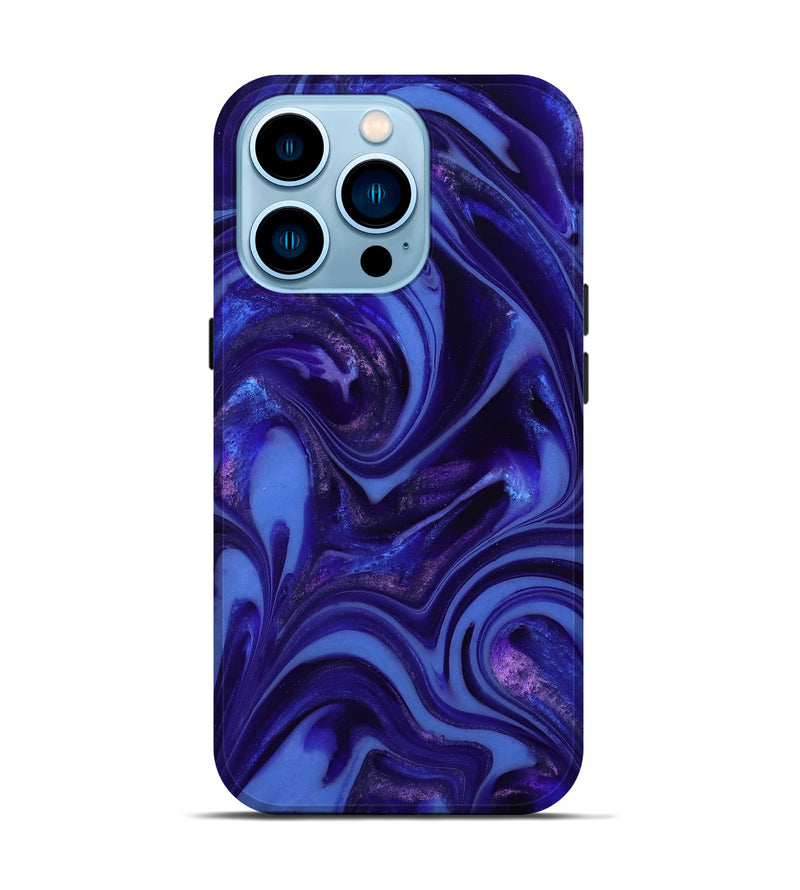iPhone 14 Pro ResinArt Live Edge Phone Case - Kathie (Purple, 811809)