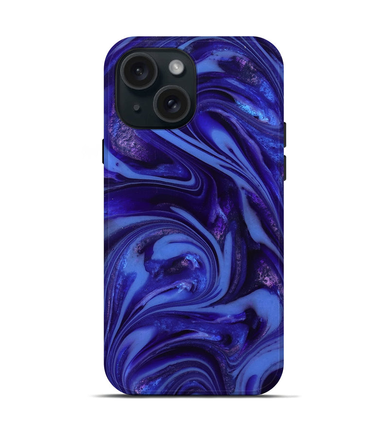 iPhone 15 ResinArt Live Edge Phone Case - Leon (Purple, 811814)