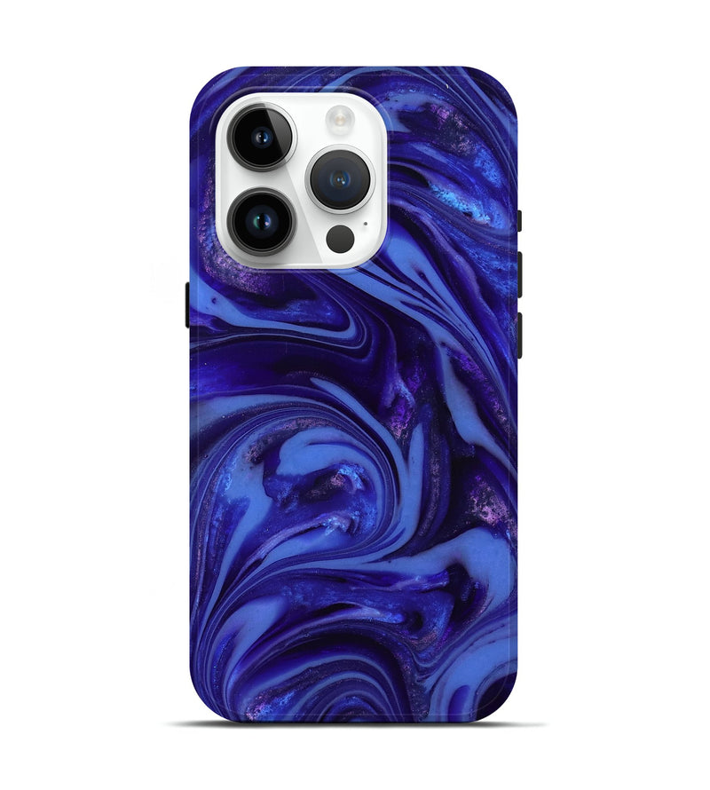 iPhone 15 Pro ResinArt Live Edge Phone Case - Leon (Purple, 811814)