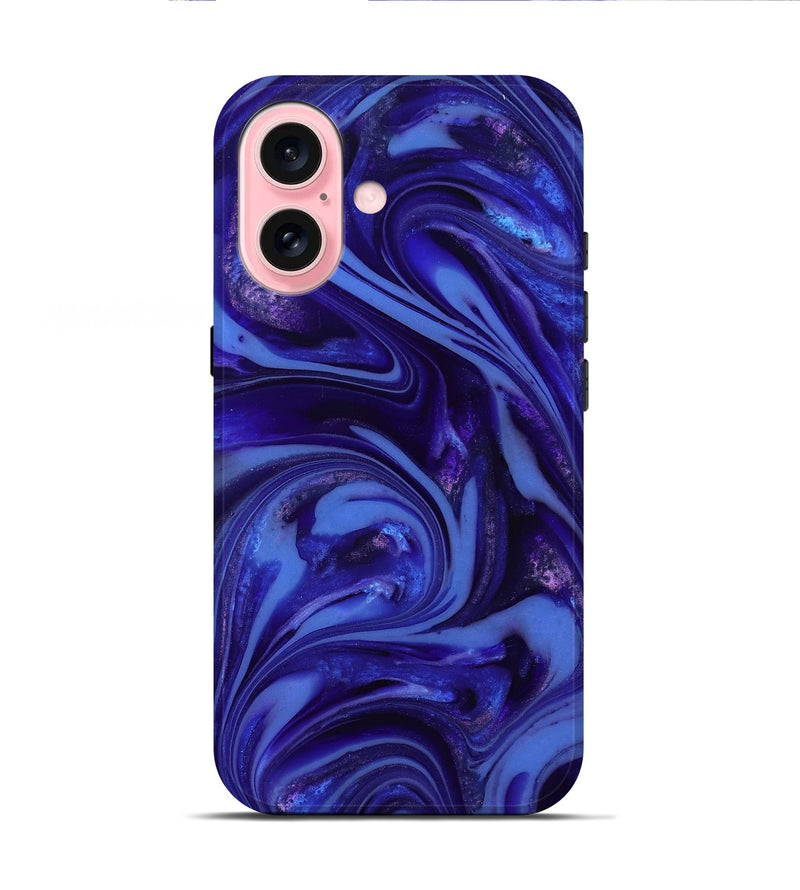 iPhone 16 ResinArt Live Edge Phone Case - Leon (Purple, 811814)