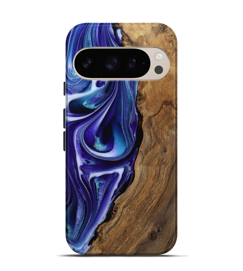 Pixel 10 Pro Wood Live Edge Phone Case - Gerardo (Purple, 811815)