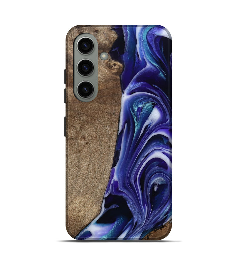 Galaxy S24 Wood Live Edge Phone Case - Cayla (Purple, 811816)