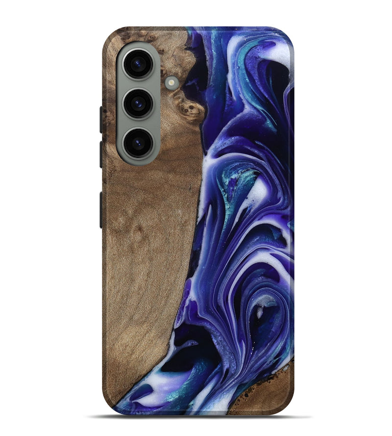 Galaxy S24 Plus Wood Live Edge Phone Case - Cayla (Purple, 811816)