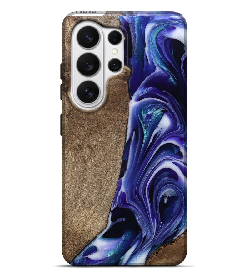 Galaxy S26 Ultra Wood Live Edge Phone Case - Cayla (Purple, 811816)