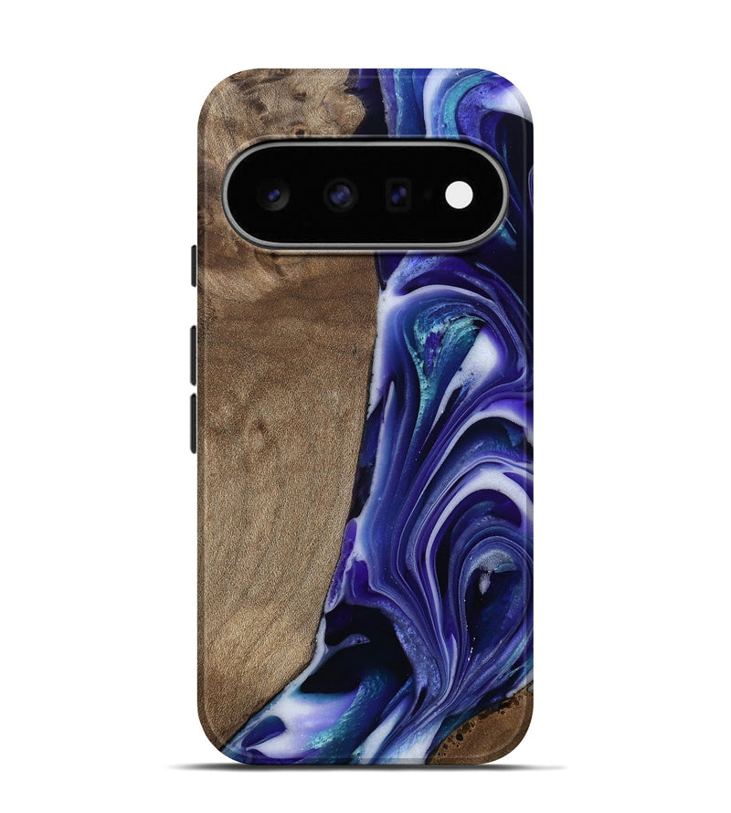 Pixel 11 Pro Wood Live Edge Phone Case - Cayla (Purple, 811816)