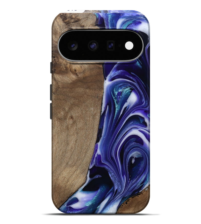 Pixel 11 Pro XL Wood Live Edge Phone Case - Cayla (Purple, 811816)