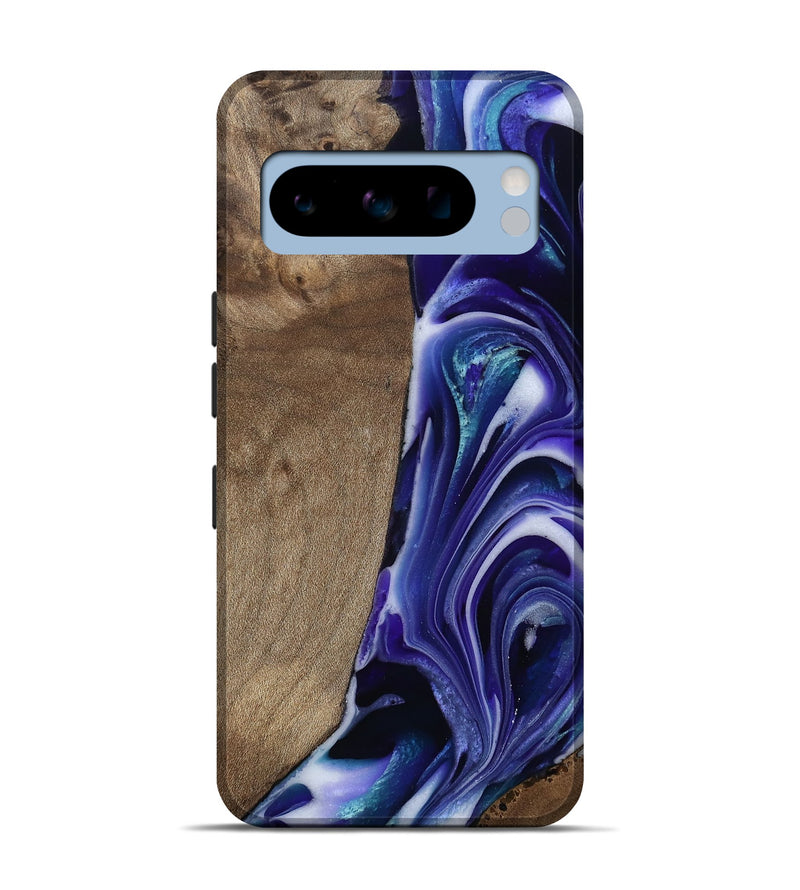 Pixel 8 Pro Wood Live Edge Phone Case - Cayla (Purple, 811816)