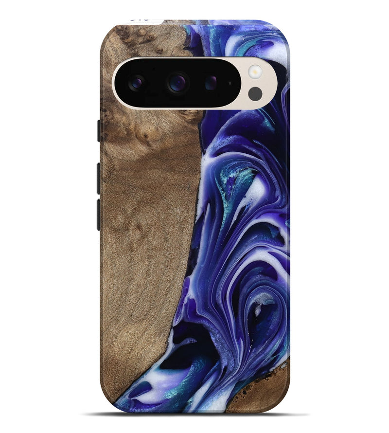 Pixel 9 Pro XL Wood Live Edge Phone Case - Cayla (Purple, 811816)