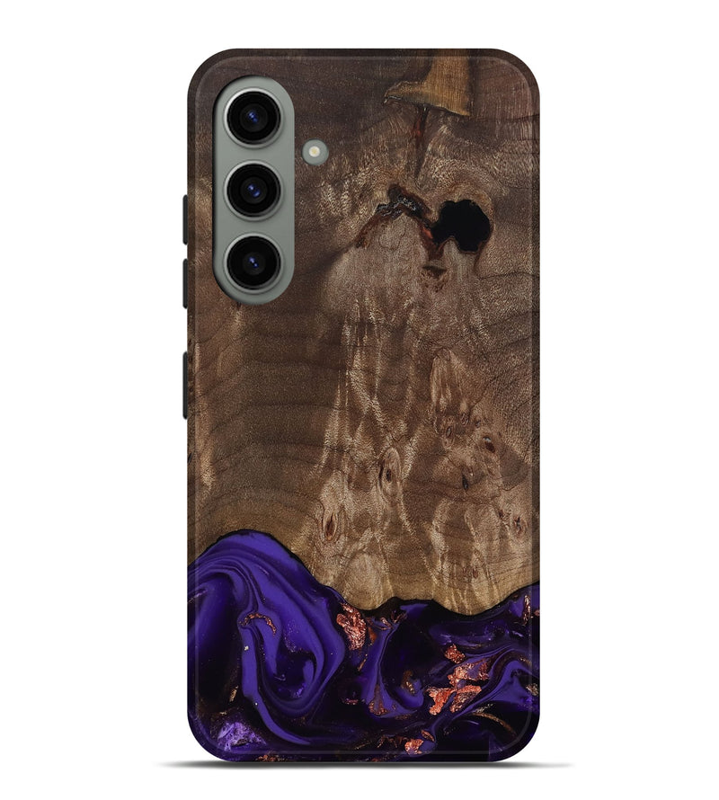 Galaxy S24 Plus Wood Live Edge Phone Case - Nan (Purple, 811819)