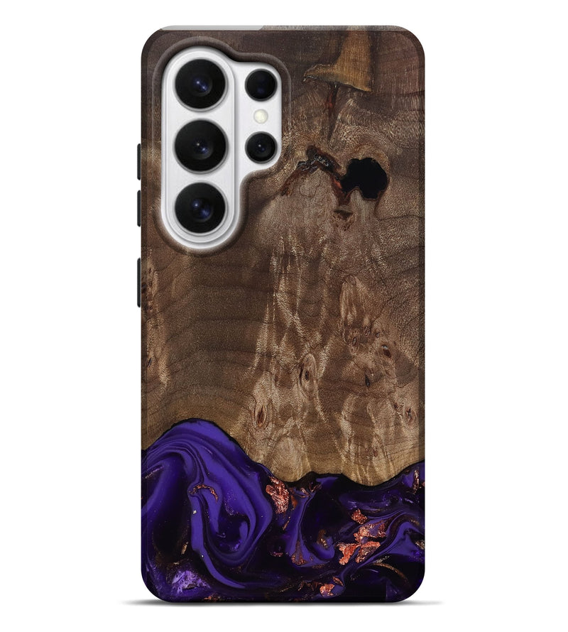 Galaxy S26 Ultra Wood Live Edge Phone Case - Nan (Purple, 811819)