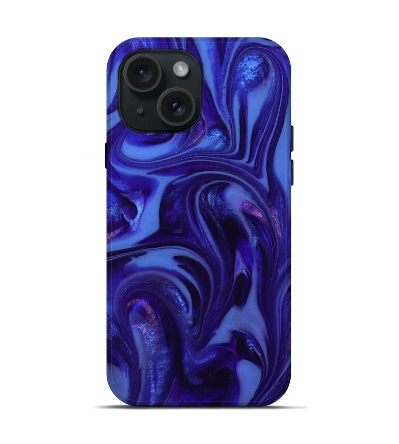 iPhone 15 ResinArt Live Edge Phone Case - Brianda (Purple, 811820)