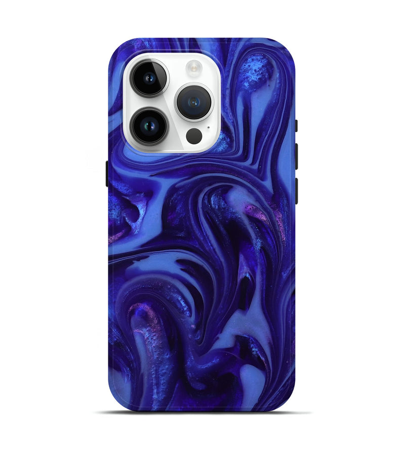 iPhone 15 Pro ResinArt Live Edge Phone Case - Brianda (Purple, 811820)