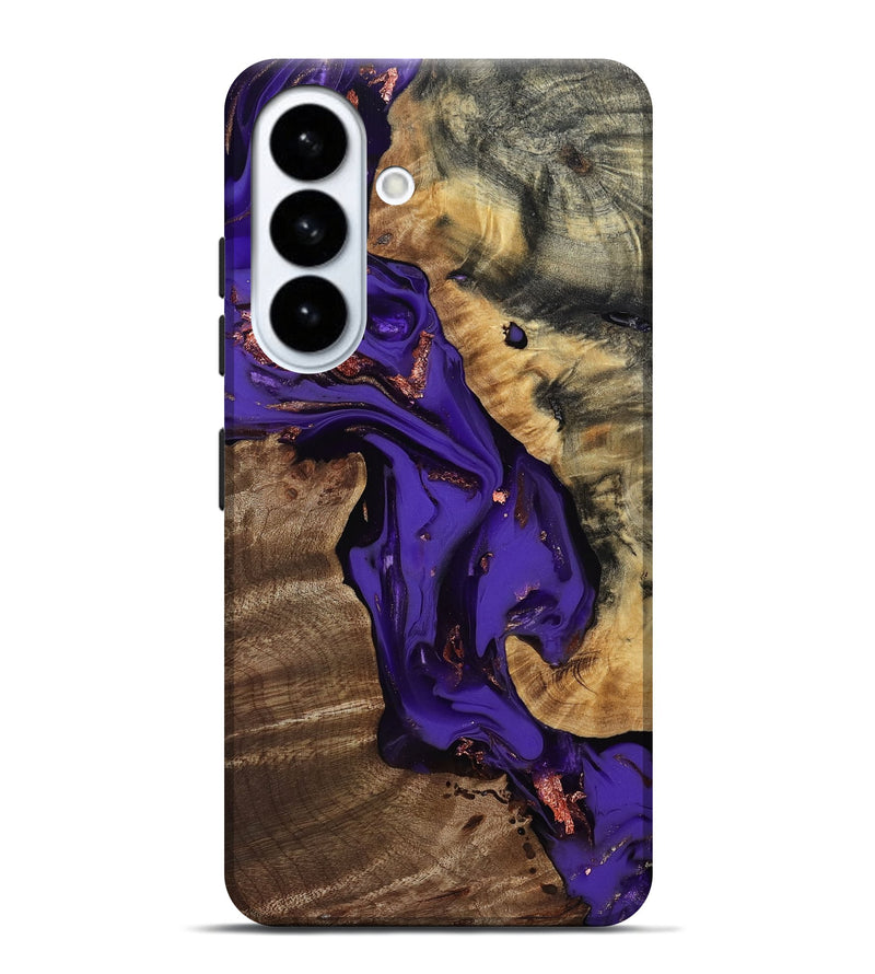 Galaxy S26 Plus Wood Live Edge Phone Case - Lyra (Purple, 811830)