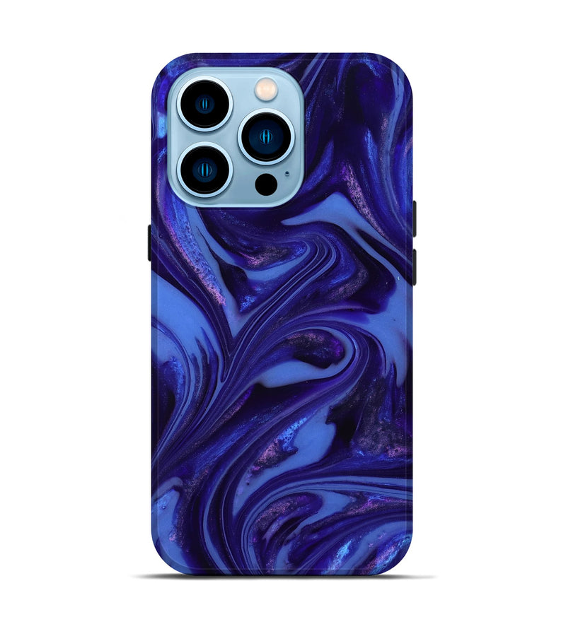 iPhone 14 Pro ResinArt Live Edge Phone Case - Cal (Purple, 811831)
