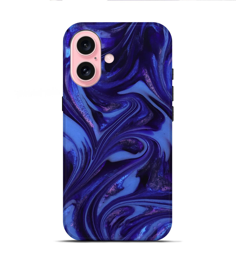 iPhone 16 ResinArt Live Edge Phone Case - Cal (Purple, 811831)