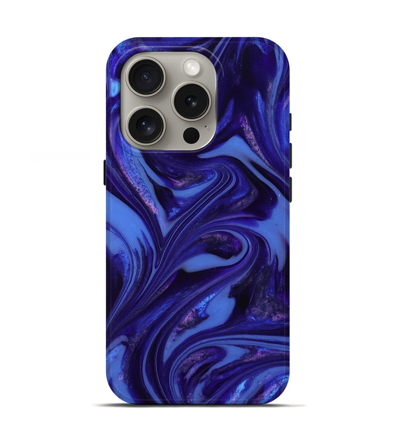 iPhone 16 Pro ResinArt Live Edge Phone Case - Cal (Purple, 811831)