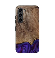 Galaxy S23 Wood Live Edge Phone Case - Jadiel (Purple, 811835)