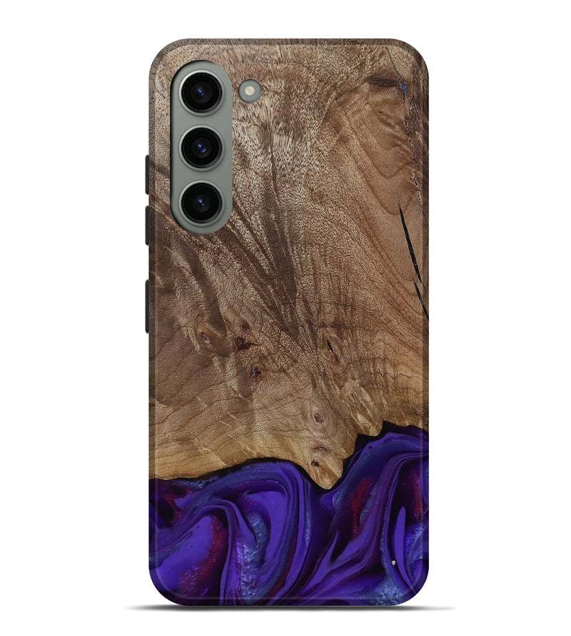 Galaxy S23 Plus Wood Live Edge Phone Case - Jadiel (Purple, 811835)