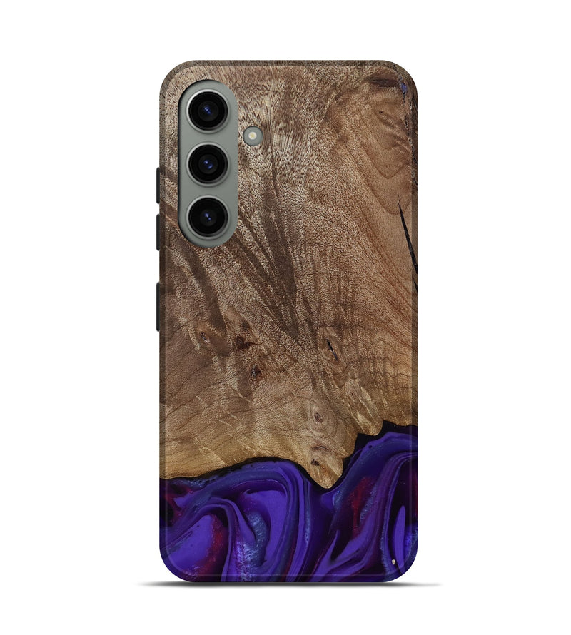 Galaxy S24 Wood Live Edge Phone Case - Jadiel (Purple, 811835)