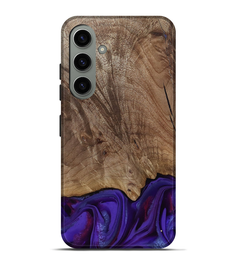 Galaxy S24 Plus Wood Live Edge Phone Case - Jadiel (Purple, 811835)