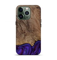 iPhone 13 Pro Wood Live Edge Phone Case - Jadiel (Purple, 811835)