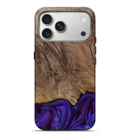 iPhone 17 Pro Max Wood Live Edge Phone Case - Jadiel (Purple, 811835)