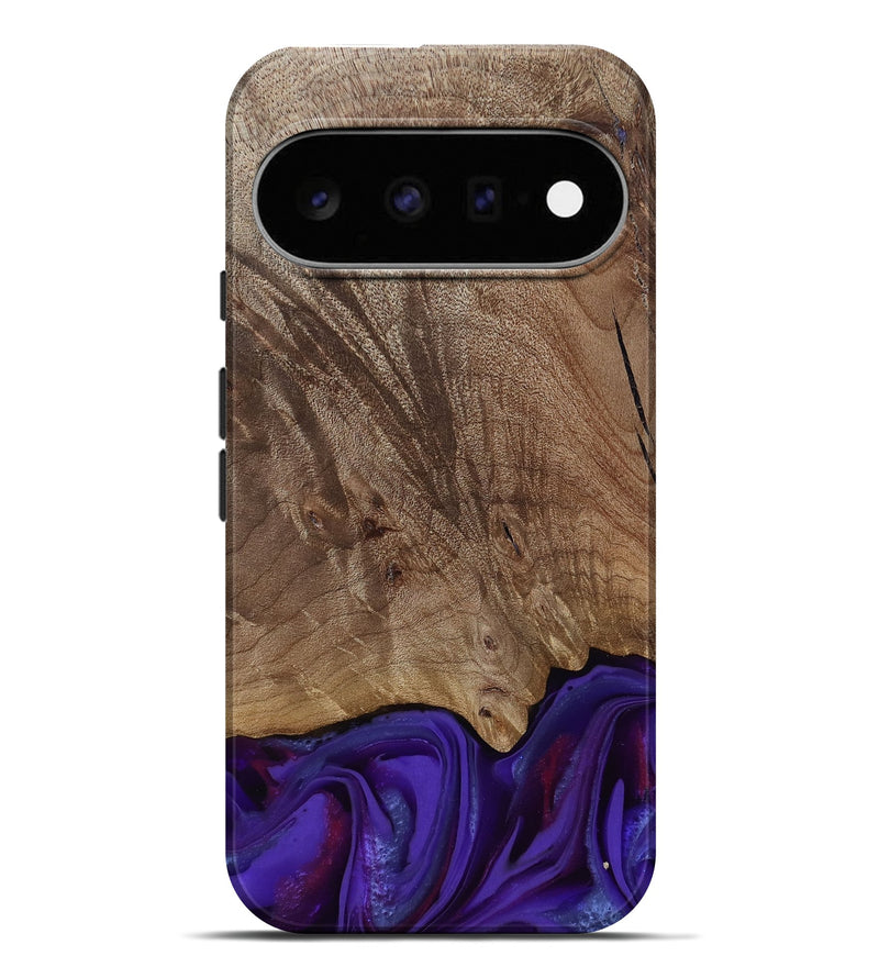 Pixel 11 Pro XL Wood Live Edge Phone Case - Jadiel (Purple, 811835)