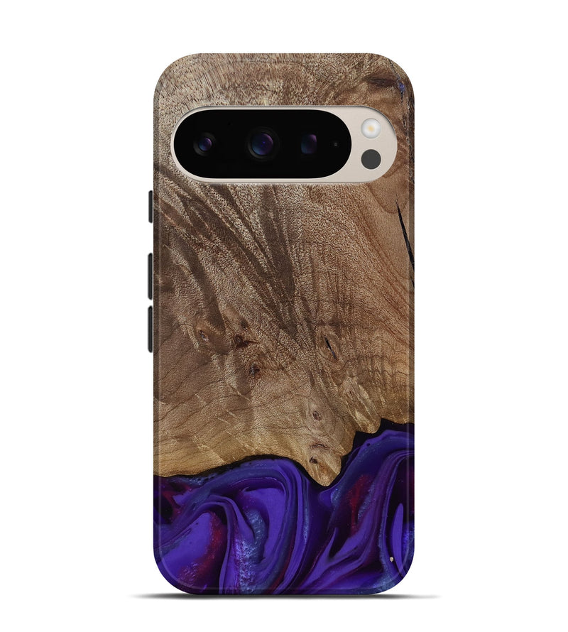 Pixel 9 Wood Live Edge Phone Case - Jadiel (Purple, 811835)