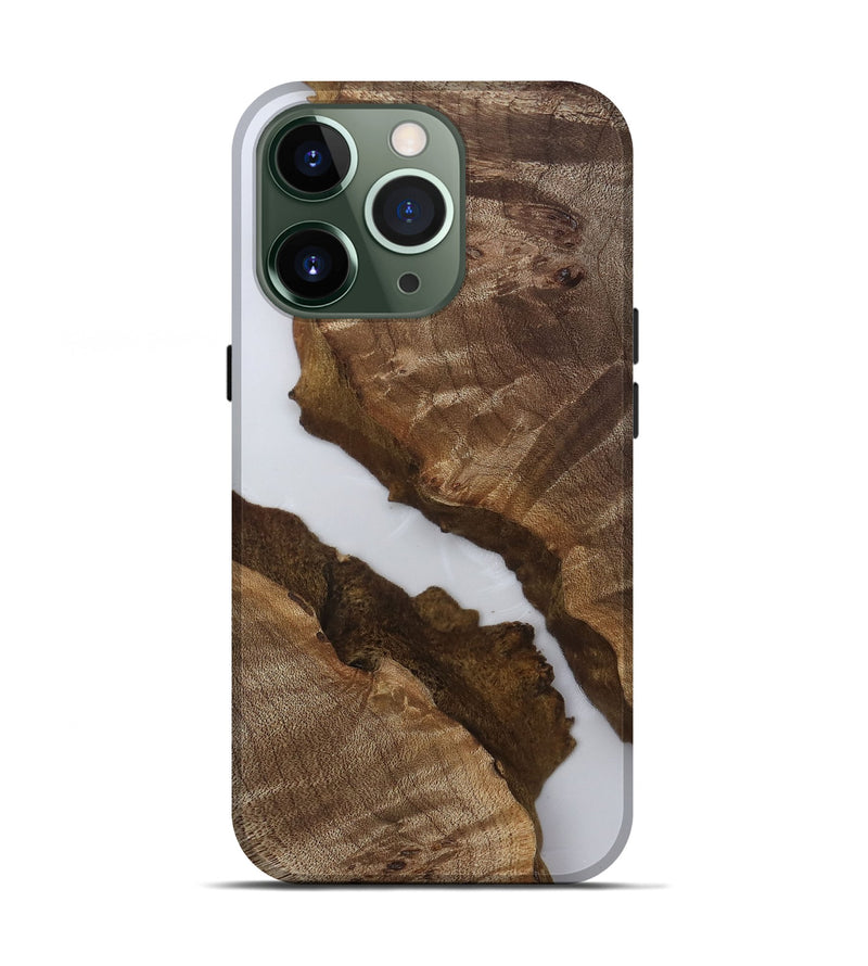 iPhone 13 Pro Wood Live Edge Phone Case - Latonia (Clear, 811856)