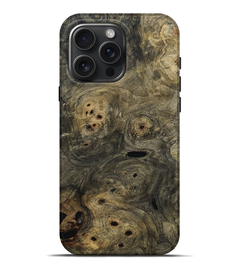 iPhone 16 Pro Max Wood Live Edge Phone Case - Libbie (Wood Burl, 811858)