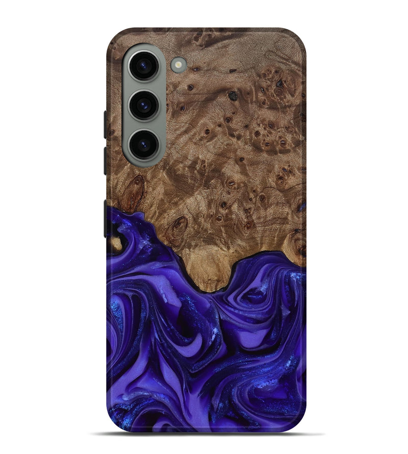 Galaxy S23 Plus Wood Live Edge Phone Case - Lucas (Purple, 811860)