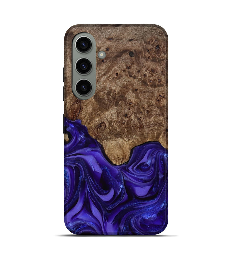 Galaxy S24 Wood Live Edge Phone Case - Lucas (Purple, 811860)