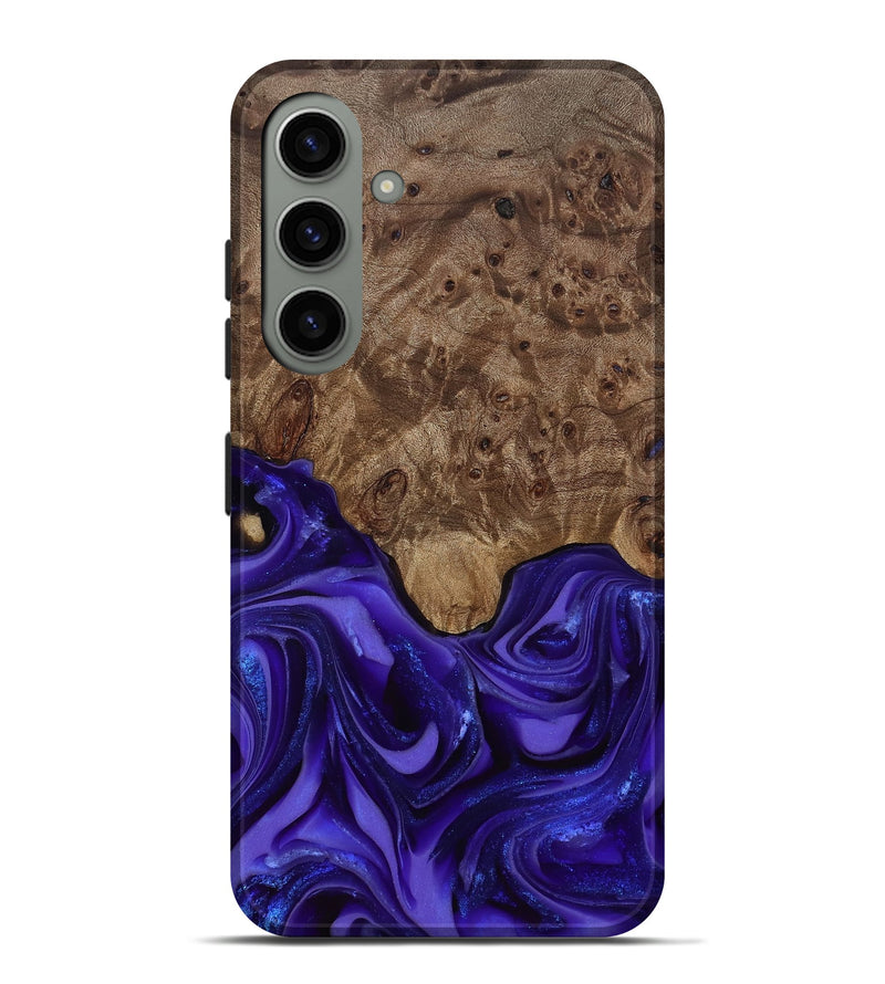 Galaxy S24 Plus Wood Live Edge Phone Case - Lucas (Purple, 811860)