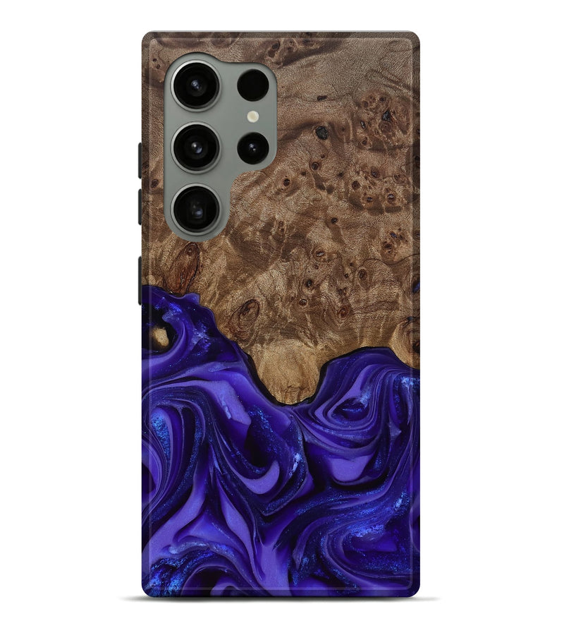 Galaxy S24 Ultra Wood Live Edge Phone Case - Lucas (Purple, 811860)
